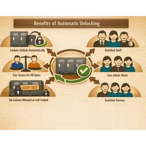 Automatic Unlocking: The Smart Way to Manage Gym Lockers and Staff Lockers  